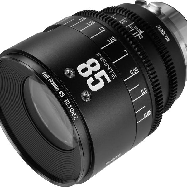 7Artisans Festbrennweite 85mm T/2.1 INFINTE Schwarz – Arri PL