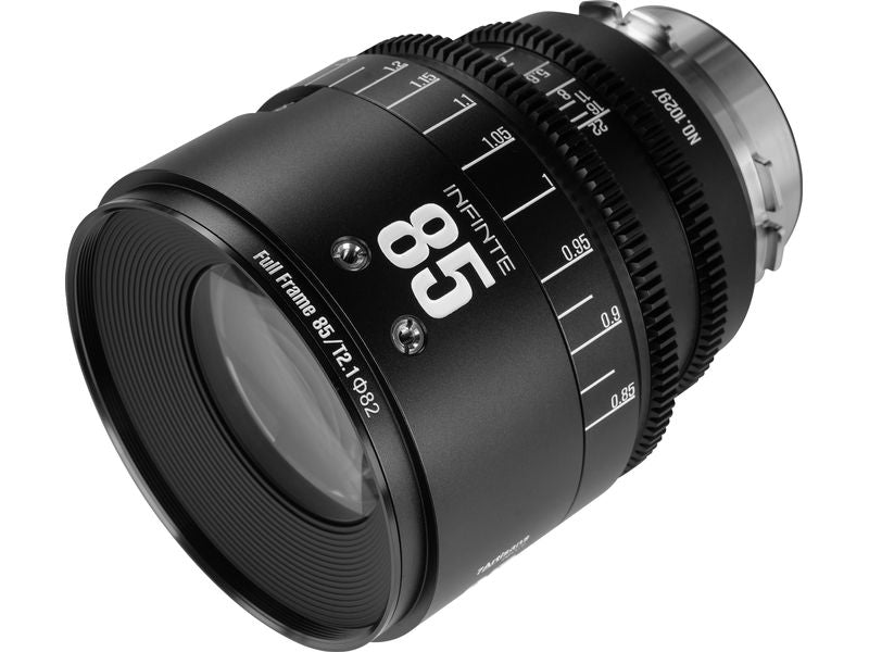 7Artisans Festbrennweite 85mm T/2.1 INFINTE Schwarz – Arri PL