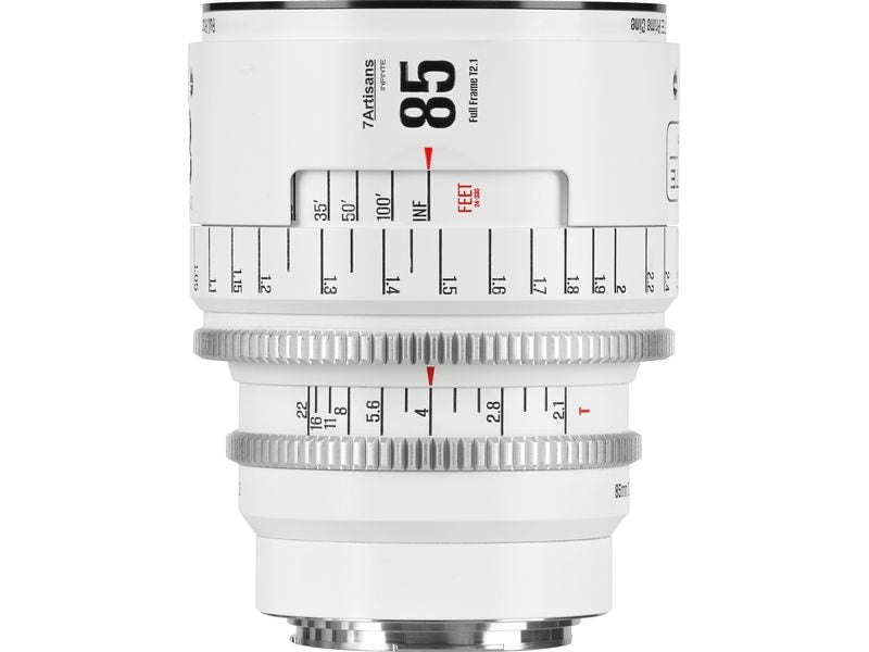 7Artisans Festbrennweite 85mm T/2.1 INFINTE Weiss – Canon EF