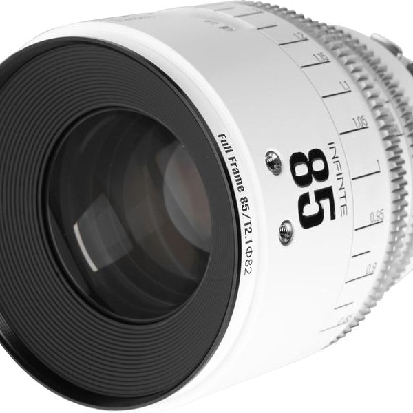 7Artisans Festbrennweite 85mm T/2.1 INFINTE Weiss – Arri PL