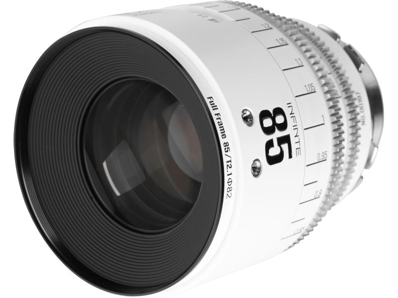 7Artisans Festbrennweite 85mm T/2.1 INFINTE Weiss – Arri PL