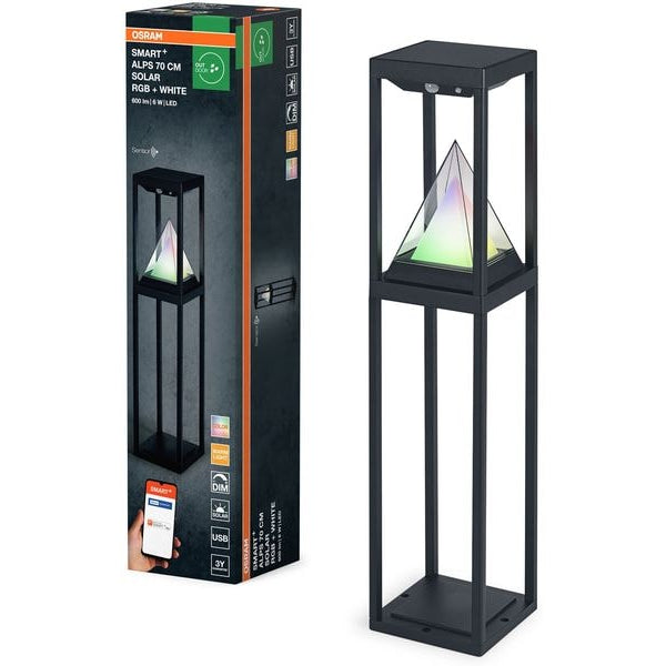 OSRAM Outdoor Gartenspot SMART+ Solar Alps Pollard RGB + W