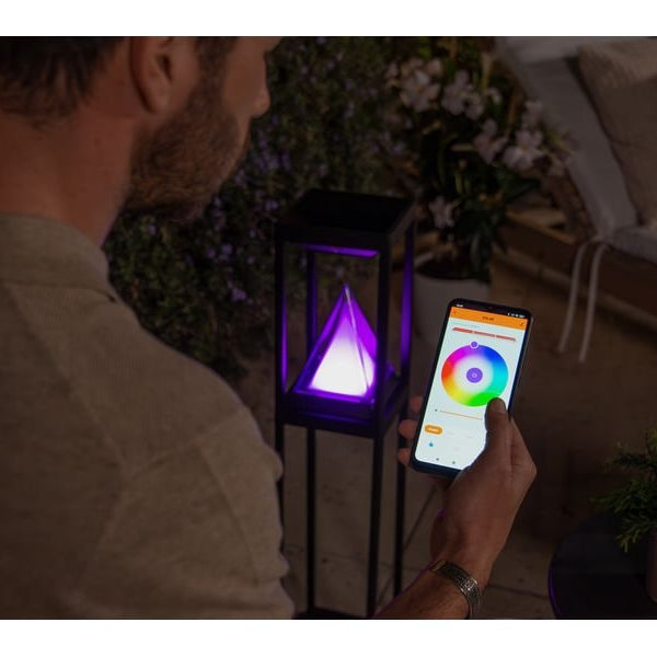 OSRAM Outdoor Gartenspot SMART+ Solar Alps Pollard RGB + W