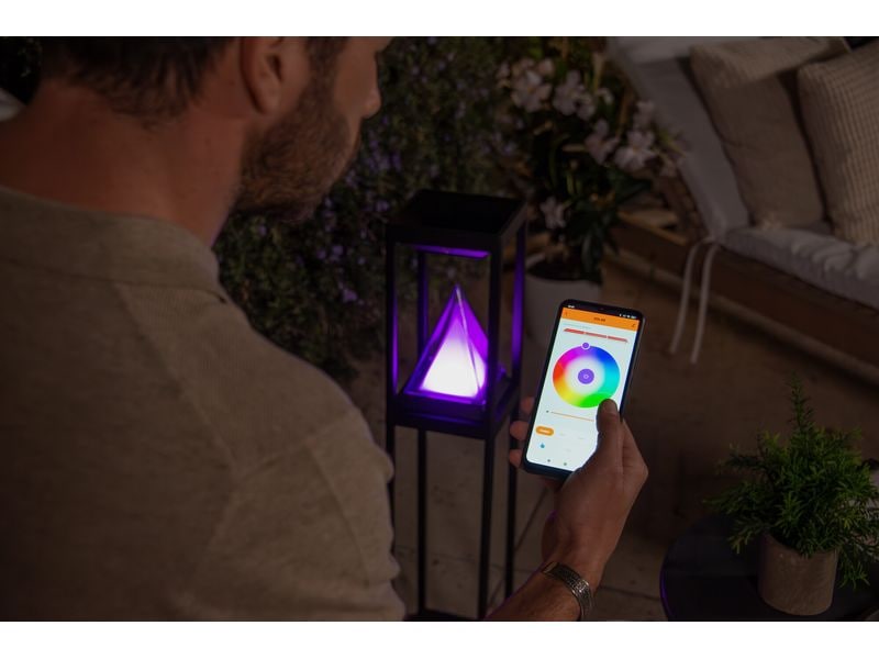 OSRAM Outdoor Gartenspot SMART+ Solar Alps Pollard RGB + W