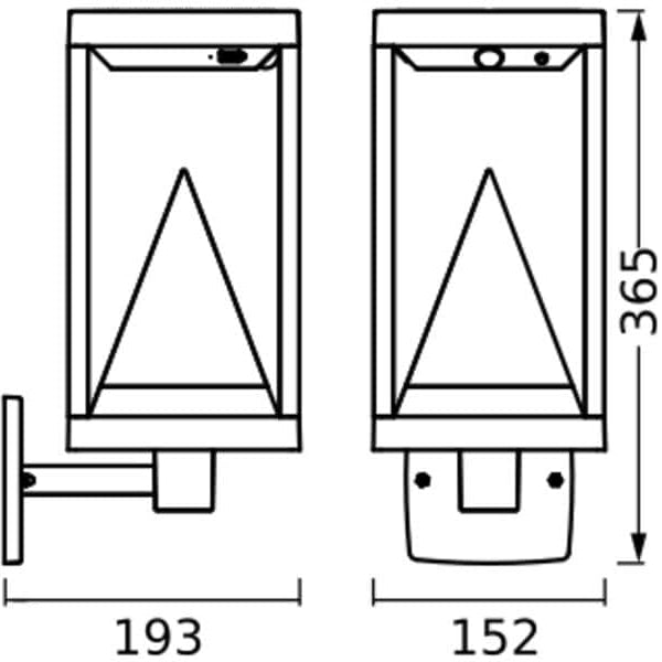 OSRAM Outdoor Wandleuchte SMART+ Solar Alps RGB + W