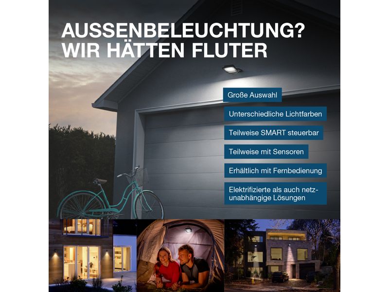 OSRAM Wandleuchte SMART+ dark grey, 20 W, 1600 lm