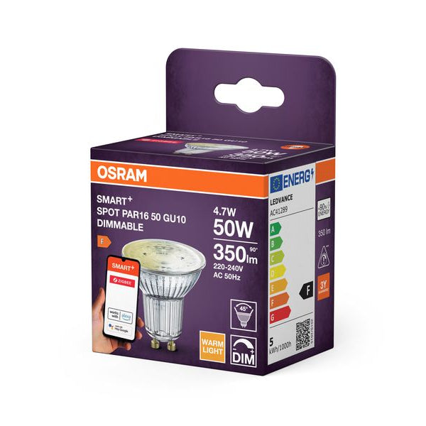 OSRAM Leuchtmittel SMART+ Classic GU10, 4.7 W, WW