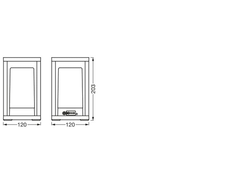 OSRAM Tischleuchte SMART+ Outdoor WIFI, RGBW