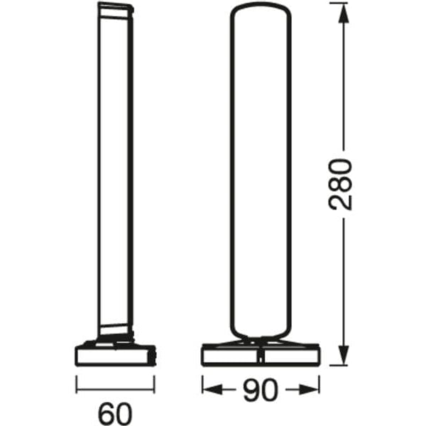 OSRAM Stehleuchte SMART+ WIFI MOOD LIGHT BAR BK