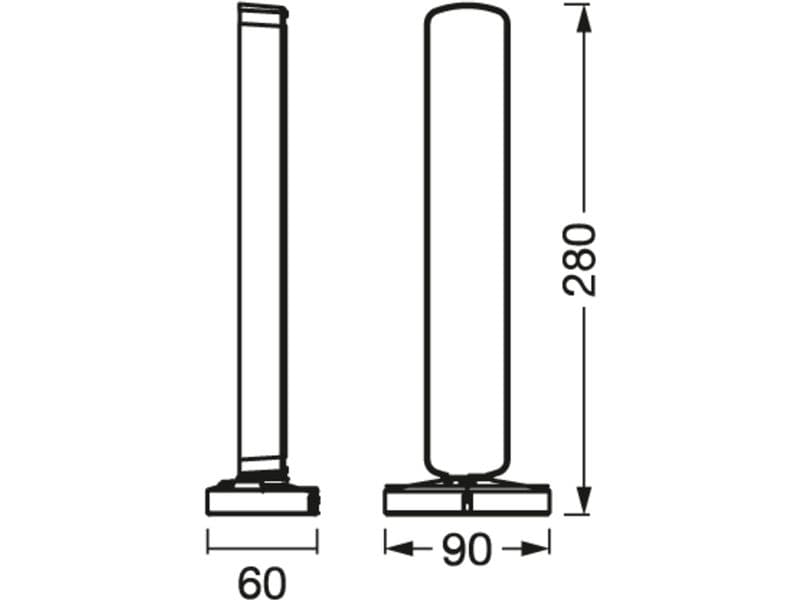 OSRAM Stehleuchte SMART+ WIFI MOOD LIGHT BAR BK