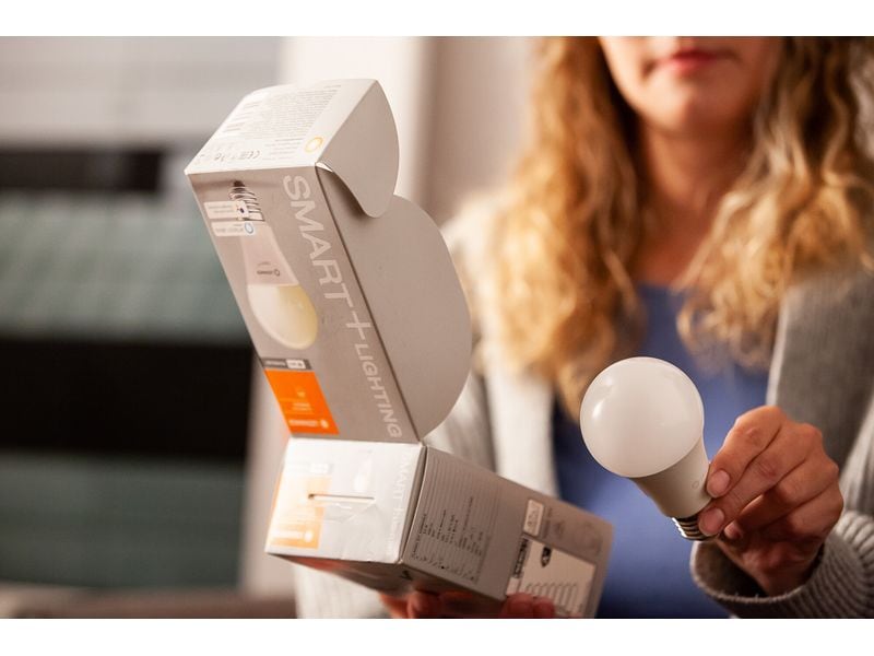 OSRAM Leuchtmittel A60 SMART+ MATTER E27, 9 W, RGB