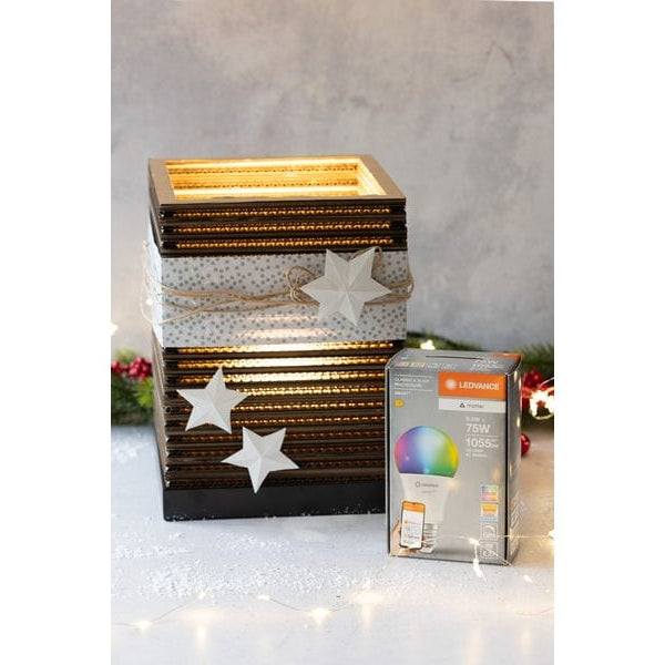 OSRAM Leuchtmittel A75 SMART+ MATTER E27, 9.5 W, RGBW