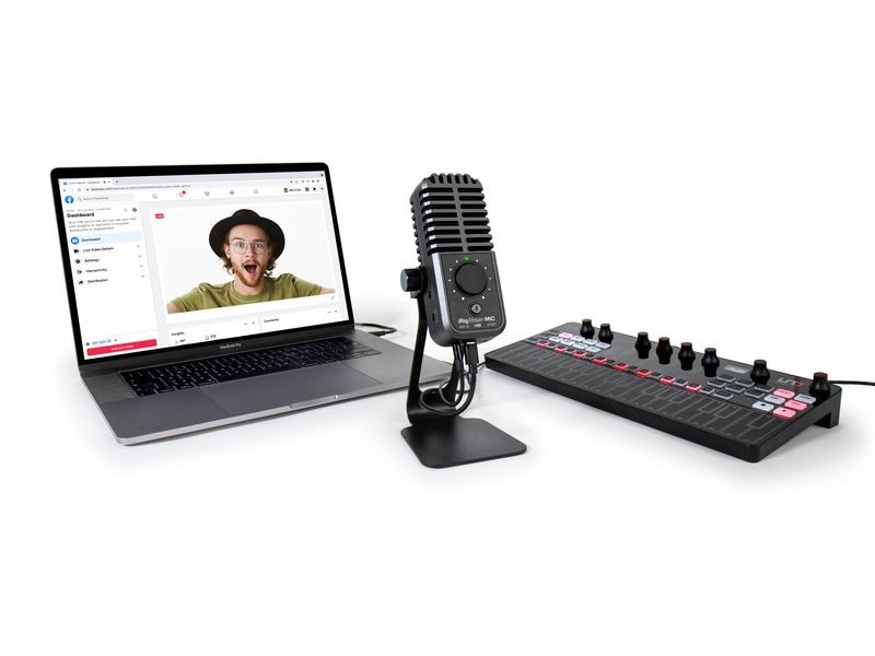 IK Multimedia Kondensatormikrofon iRig Stream Mic USB