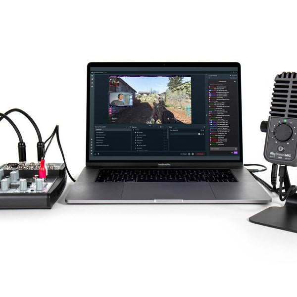 IK Multimedia Kondensatormikrofon iRig Stream Mic USB
