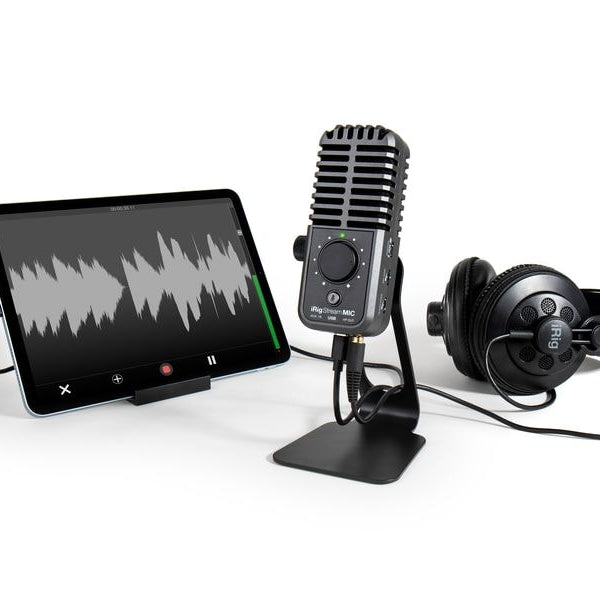 IK Multimedia Kondensatormikrofon iRig Stream Mic USB