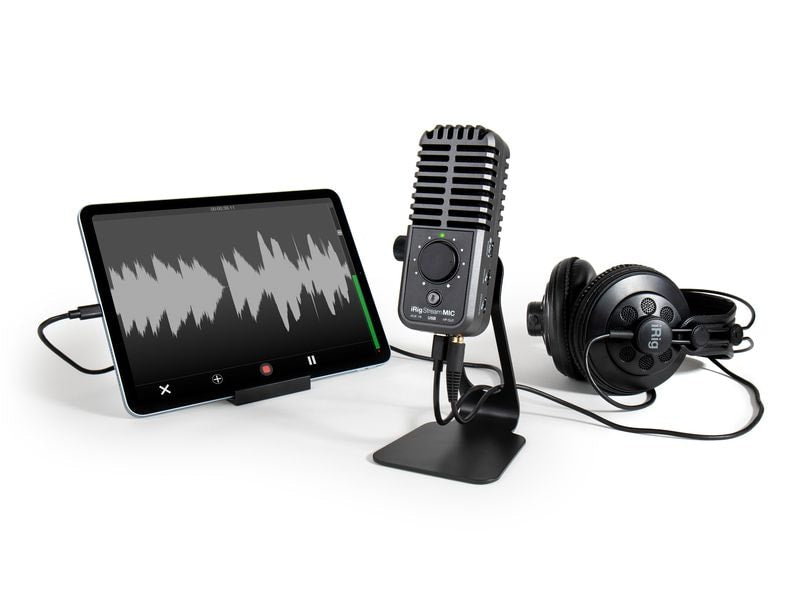 IK Multimedia Kondensatormikrofon iRig Stream Mic USB