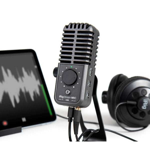 IK Multimedia Kondensatormikrofon iRig Stream Mic USB