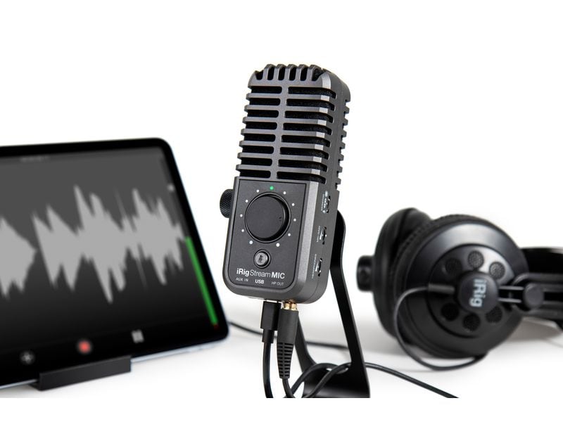IK Multimedia Kondensatormikrofon iRig Stream Mic USB