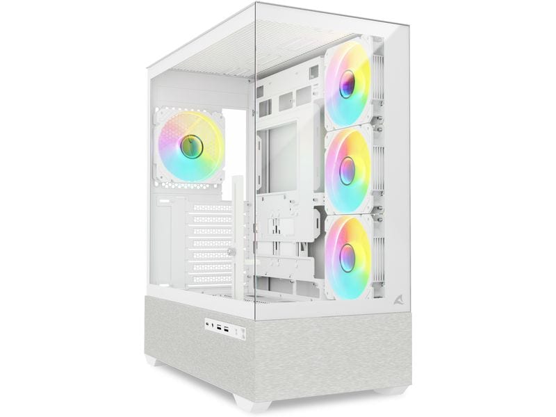Sharkoon PC-Gehäuse AK7 ARGB Weiss