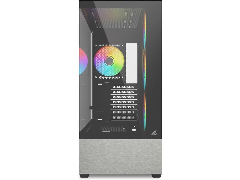 Sharkoon PC-Gehäuse AK7 ARGB Schwarz