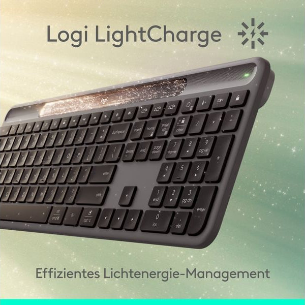 Logitech Tastatur Slim Solar+