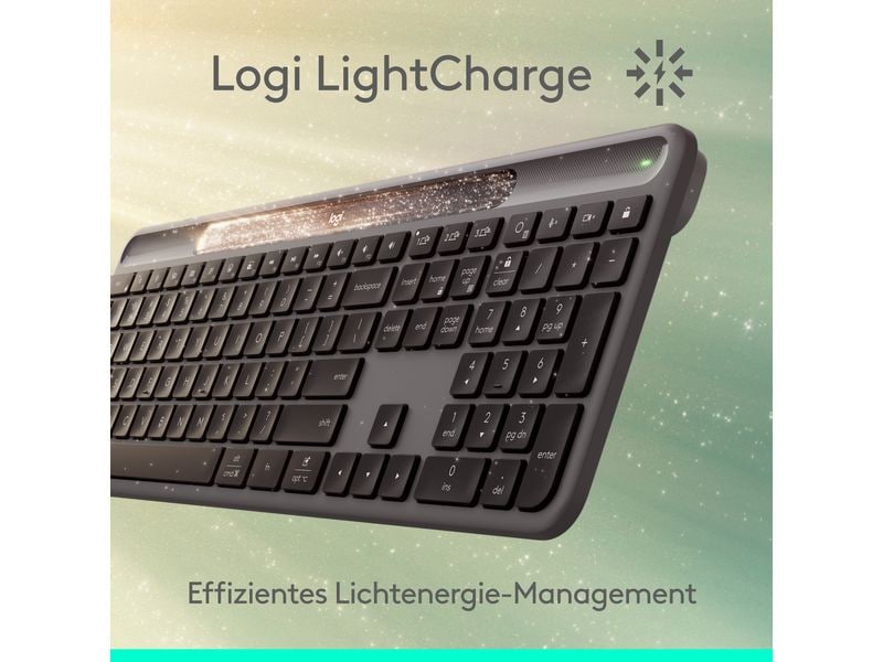 Logitech Tastatur Slim Solar+