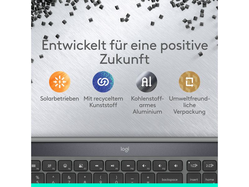 Logitech Tastatur Slim Solar+