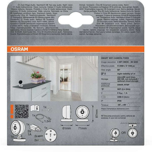 OSRAM Smart+ Static Camera Weiss