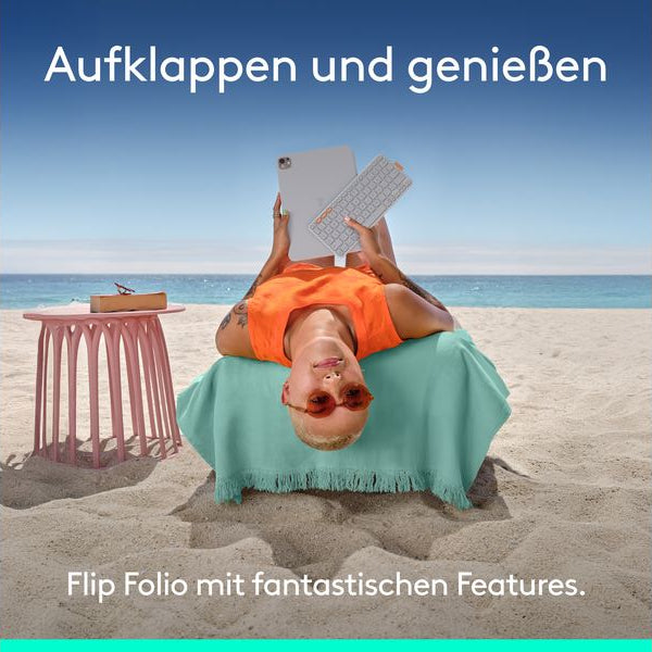 Logitech Tablet Tastatur Cover Flip Folio iPad Pro & Air13