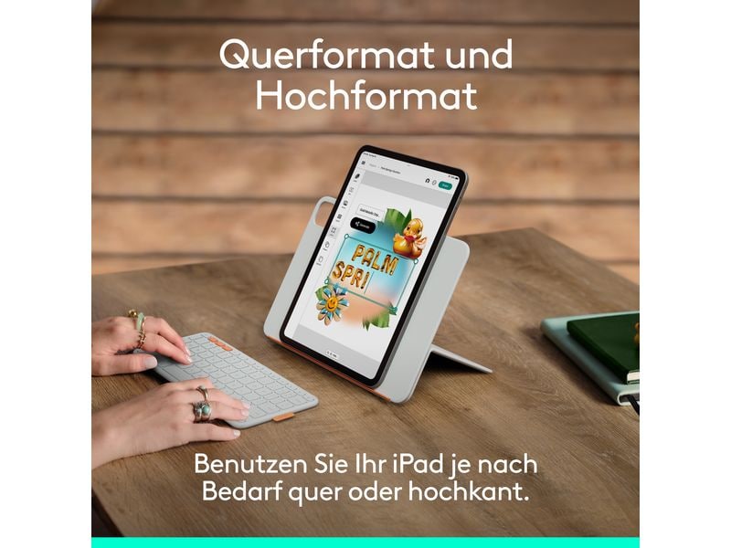 Logitech Tablet Tastatur Cover Flip Folio iPad Pro & Air13