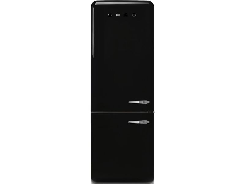 SMEG Kühl-Gefrierkombination FAB38LBL6 Schwarz, Links