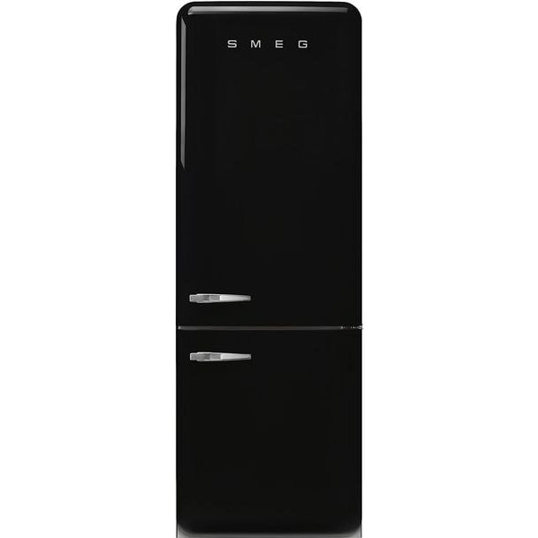 SMEG Kühl-Gefrierkombination FAB38RBL6 Schwarz, Rechts