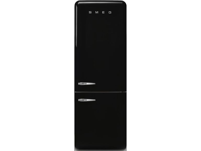 SMEG Kühl-Gefrierkombination FAB38RBL6 Schwarz, Rechts