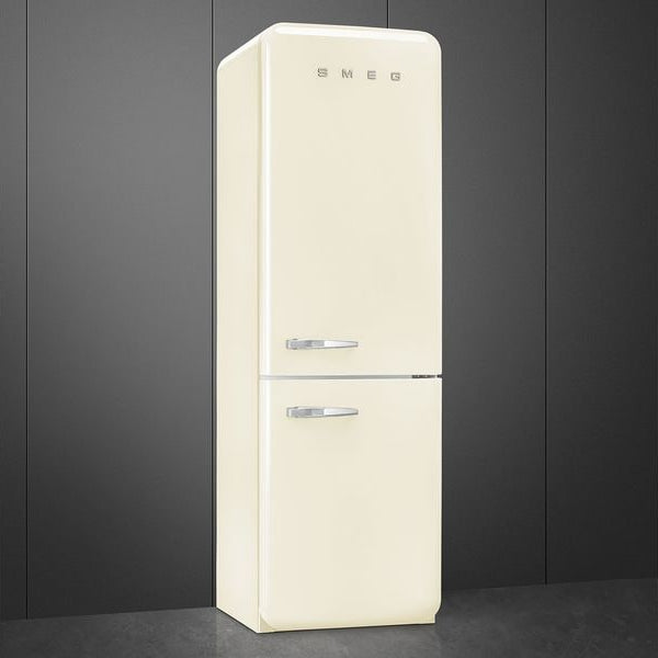SMEG Kühl-Gefrierkombination FAB32RCR6 Crème, Rechts