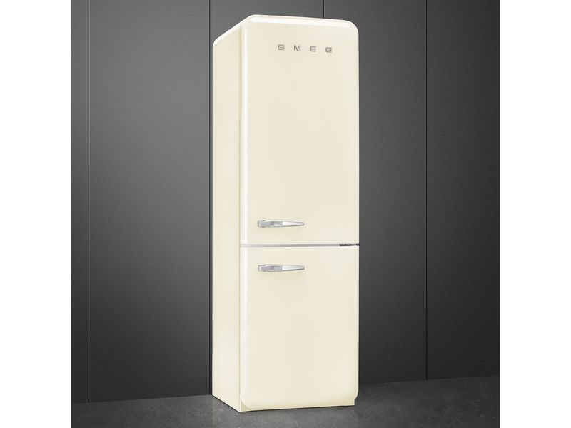 SMEG Kühl-Gefrierkombination FAB32RCR6 Crème, Rechts
