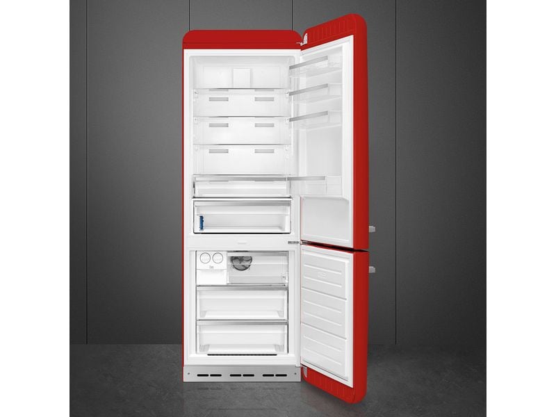 SMEG Kühl-Gefrierkombination FAB38RRD6 Rot, Rechts