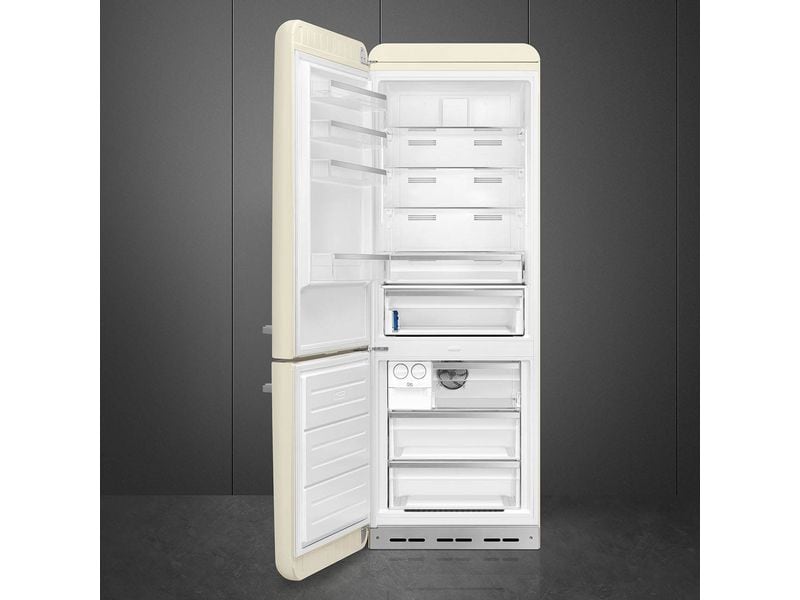 SMEG Kühl-Gefrierkombination FAB38LCR6 Crème, Links