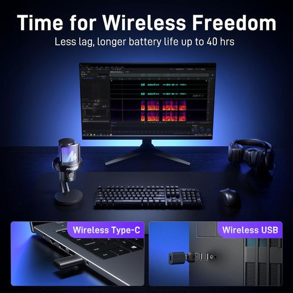 Maono Kondensatormikrofon DM40RGB