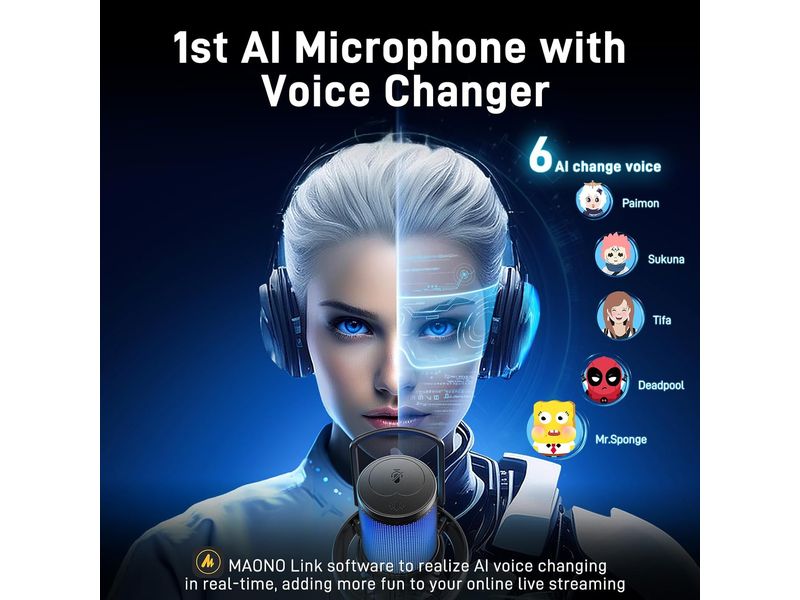 Maono Kondensatormikrofon DM40RGB