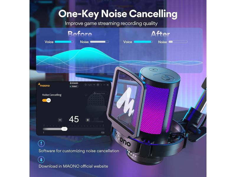 Maono Kondensatormikrofon DGM20S