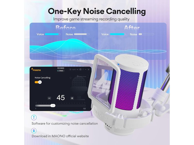 Maono Kondensatormikrofon DGM20S