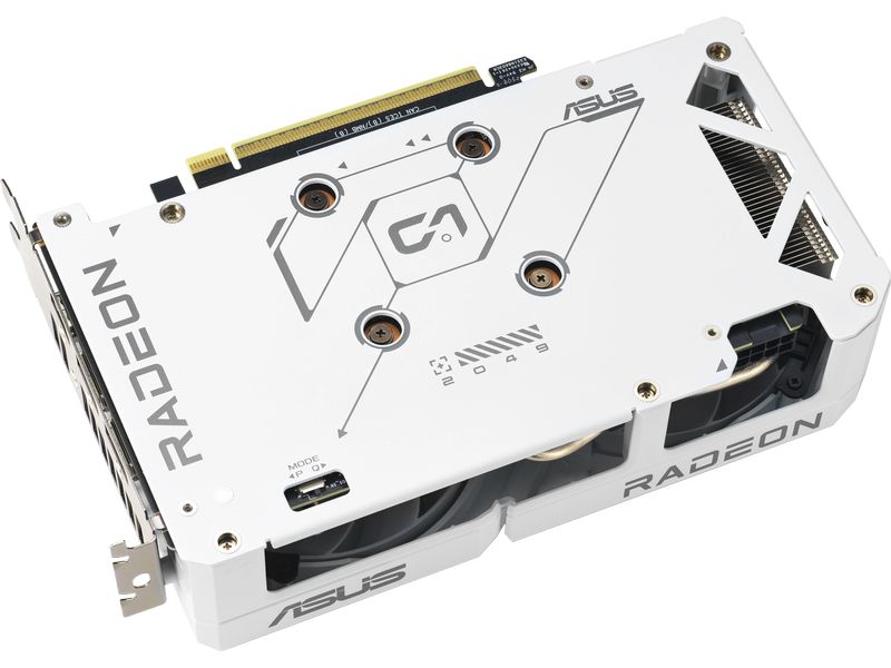 ASUS Grafikkarte Dual Radeon RX9060XT 16G Weiss