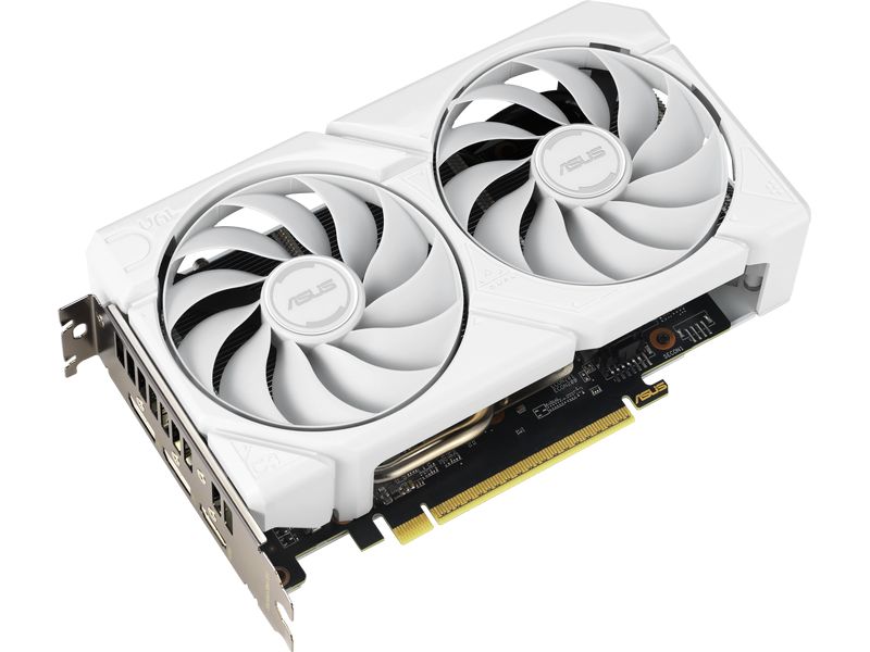 ASUS Grafikkarte Dual Radeon RX9060XT 16G Weiss