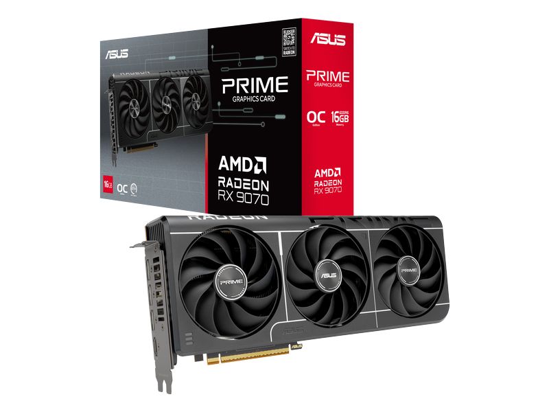 ASUS Grafikkarte Prime Radeon RX 9070 OC Edition 16GB