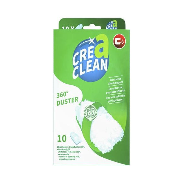 CreaClean Staubmagnet Nachfülltücher 360° 10 Stk. Grün