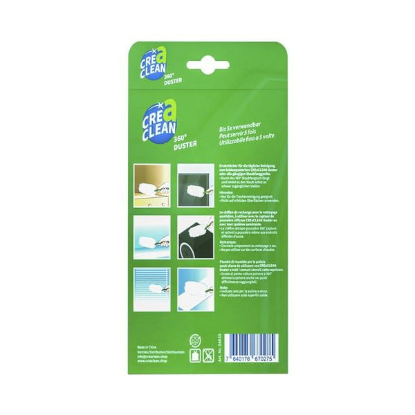 CreaClean Staubmagnet Nachfülltücher 360° 10 Stk. Grün