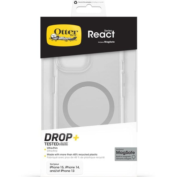 Otterbox Back Cover React MagSafe Transparent