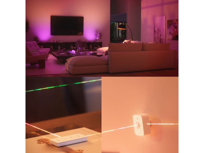 Philips Hue 3 GU10-Lampen + Dimmschalter + Hue Bridge Pro