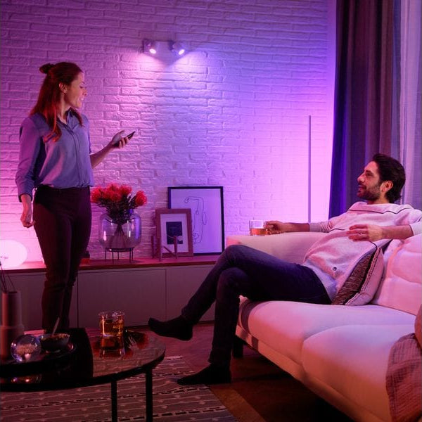 Philips Hue 3 GU10-Lampen + Dimmschalter + Hue Bridge Pro