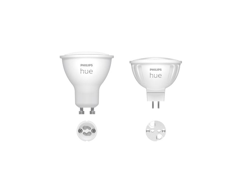 Philips Hue 3 GU10-Lampen + Dimmschalter + Hue Bridge Pro